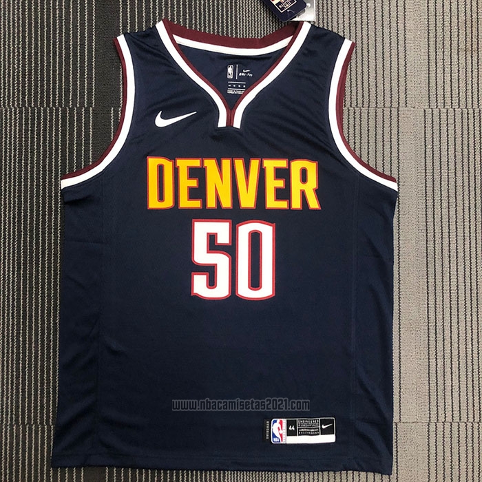 Camiseta Denver Nuggets Aaron Gordon #50 Icon 2021 Azul